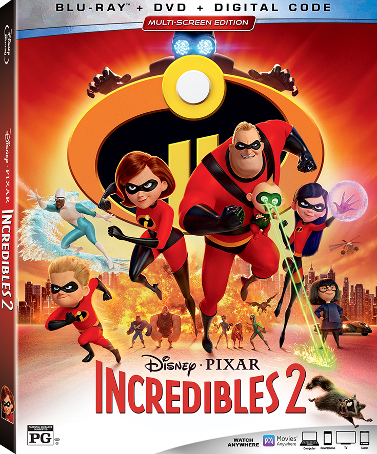 Incredibles 2 Is NOW Available On DVD, Blu-Ray & More... 