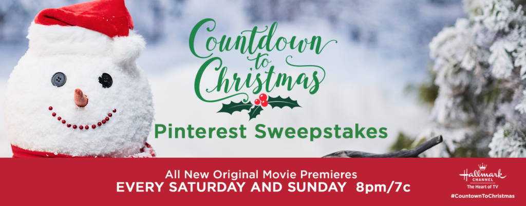 Hallmark Channel's Second Annual Countdown to Christmas Pinterest Sweepstakes