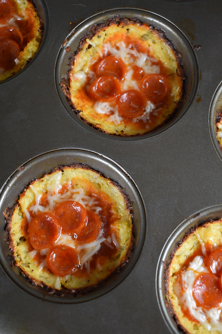 Mini Cauliflower Pizza Bites