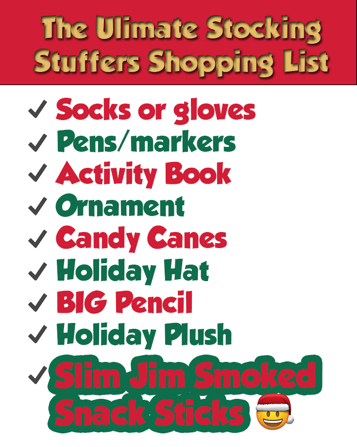 Ultimate Stocking Stuffers Shopping List