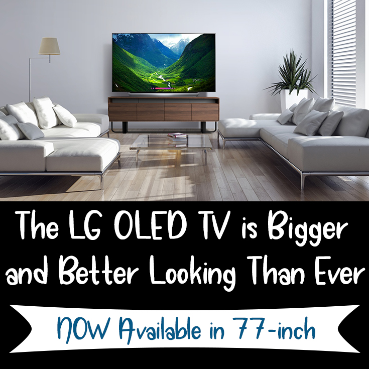 The LG OLED TV is Bigger and Better Looking Than Ever