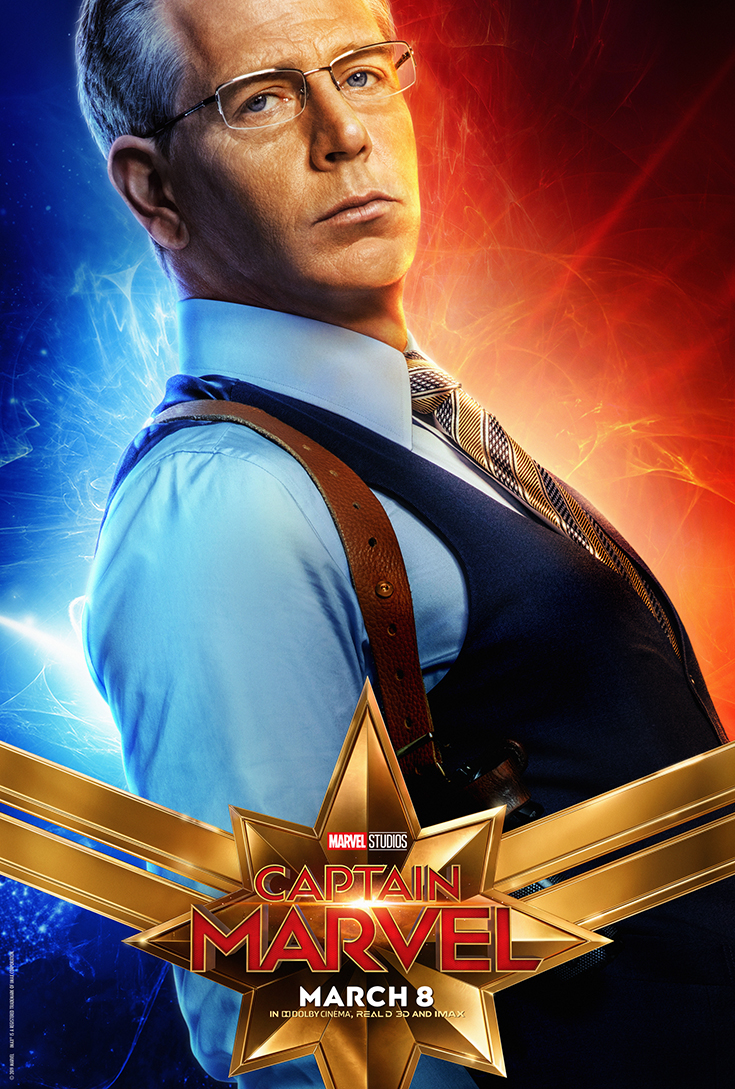 Captain Marvel Movie Poster - Talos/Ben Mendelsohn