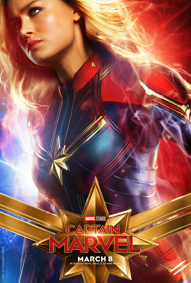Captain Marvel - Carol Danvers - Movie Poster