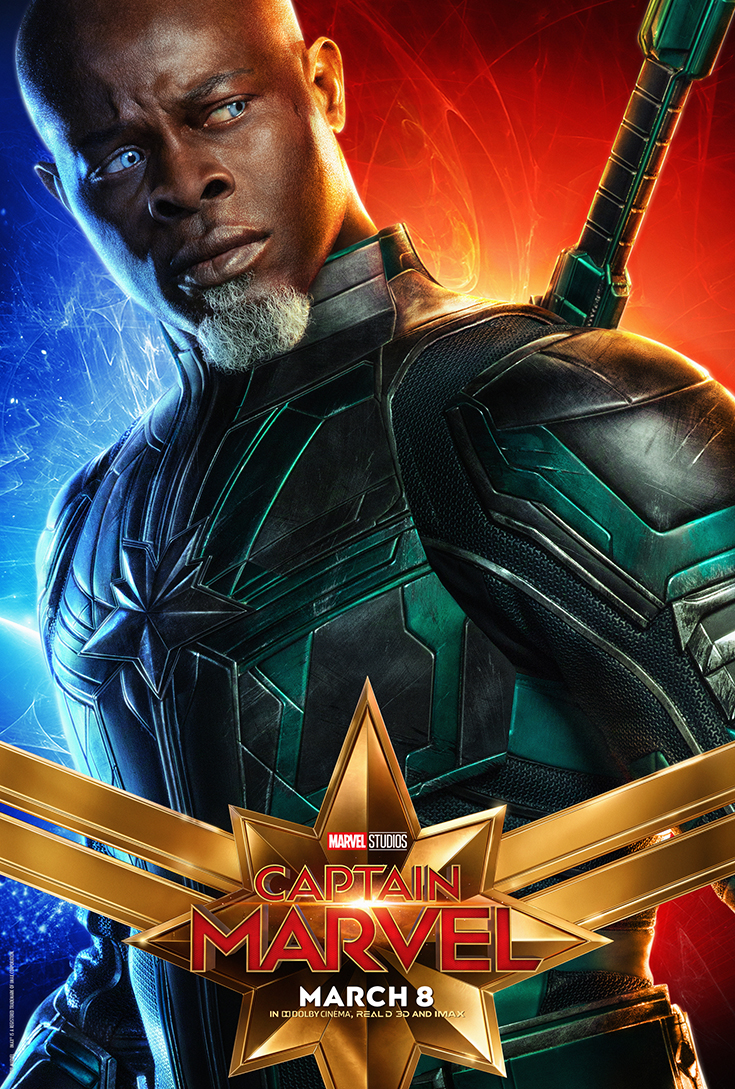 Captain Marvel Movie Poster - Korath the Pursuer/Djimon Hounsou