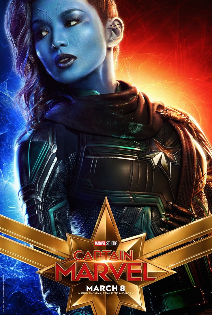 Captain Marvel Movie Poster - Doctor Minerva/Gemma Chan