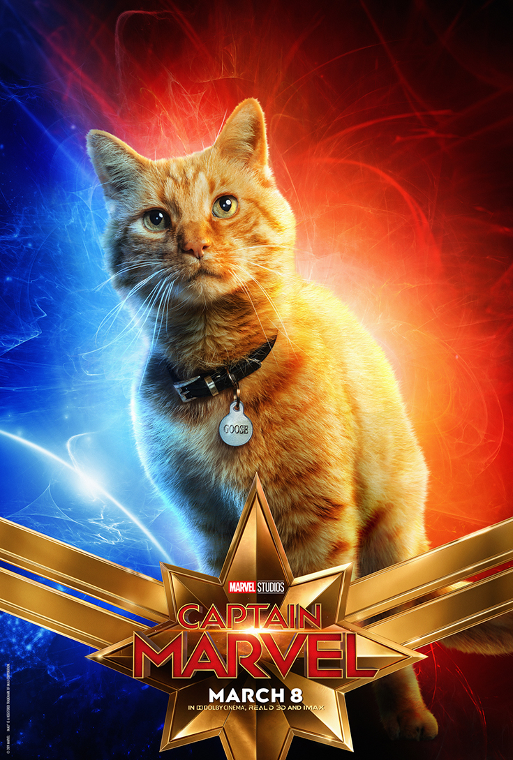 Captain Marvel - Goose - Movie Poster