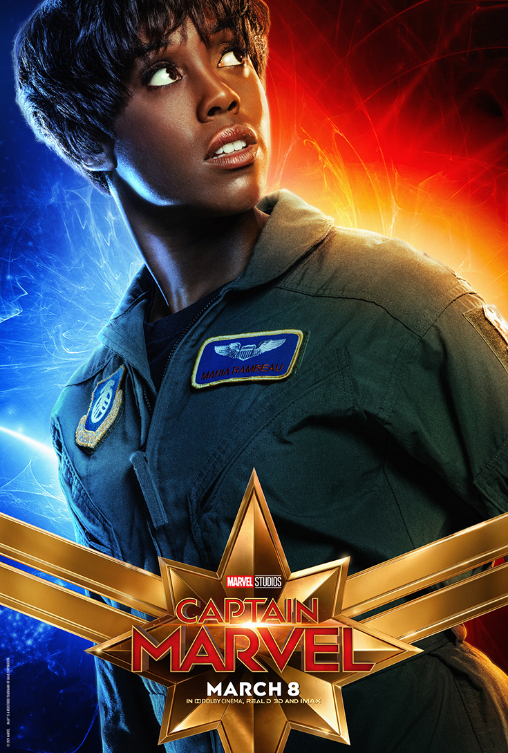 Captain Marvel Movie Poster - Maria Rambeau/Lashana Lynch