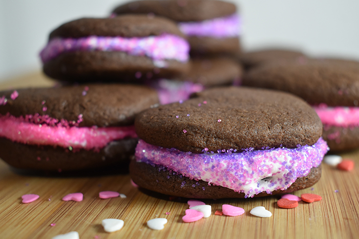 Recipe - Chocolate Heart Cookie Sandwiches