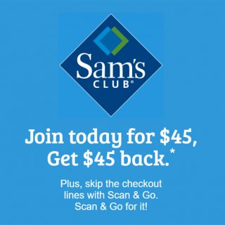 Get A Sam's Club Membership For FREE