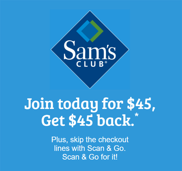 Get A Sam's Club Membership For FREE