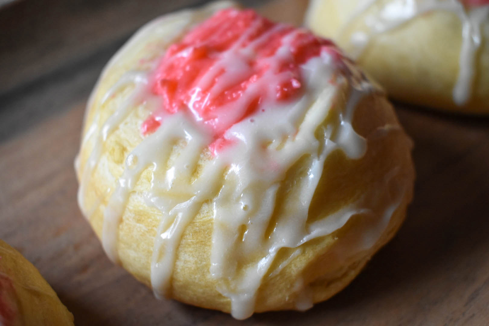 Pink Crescent Roll Cream Cheese Danish Recipe