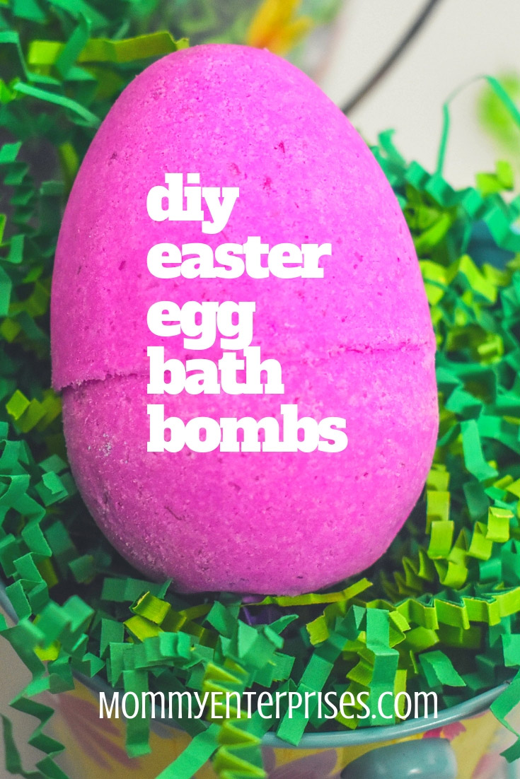 DIY Easter Egg Bath Bombs