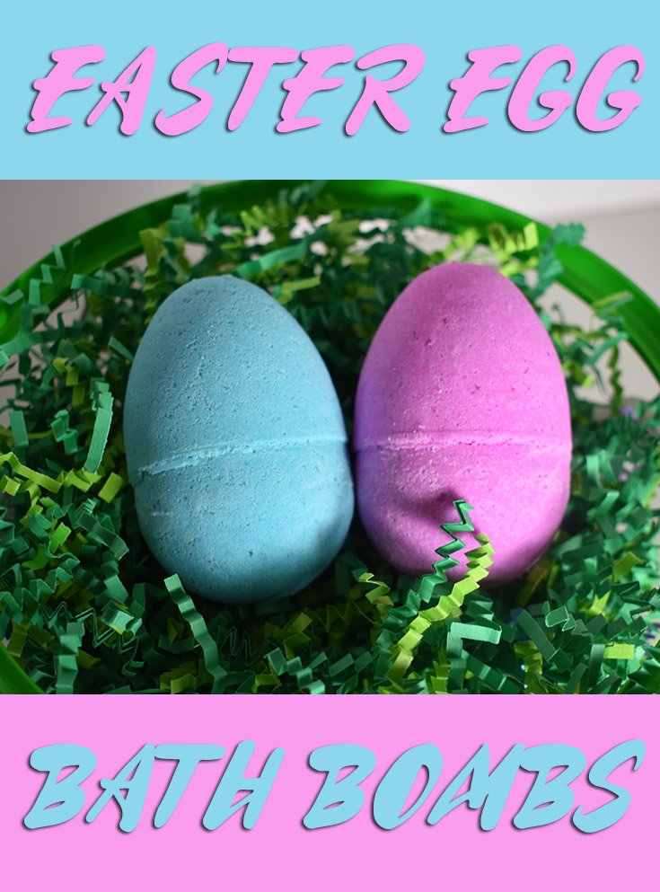 DIY Easter Egg Bath Bombs