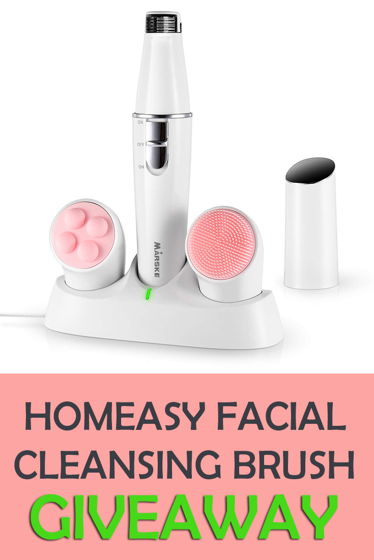 Homeasy Facial Cleansing Brush Giveaway 
