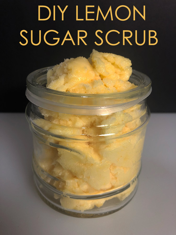 DIY Lemon Sugar Scrub
