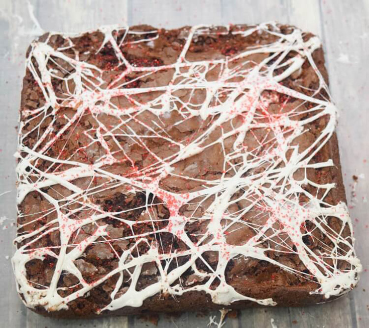 Spider-Man Spider Web Brownies