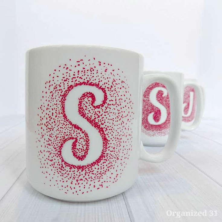 Easy Sharpie Dot Mug