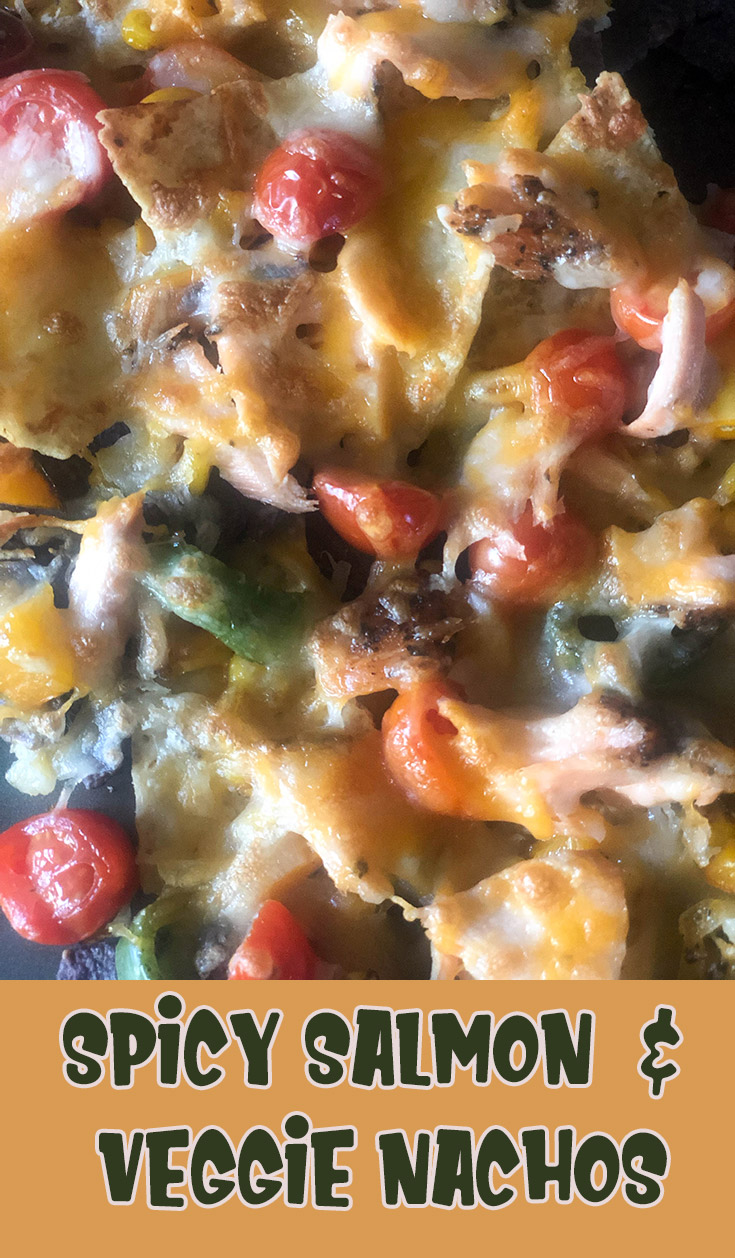 Spicy Salmon and Veggie Nachos Recipe