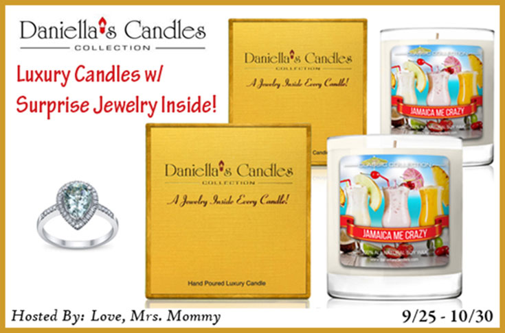 Daniella's Candles With Jewelry Prize Pack Giveaway