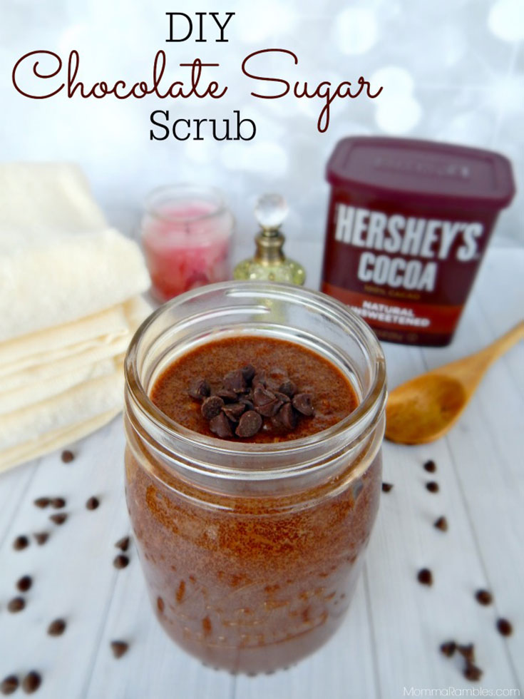 DIY Chocolate Sugar Scrub