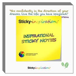 Inspirational Sticky Notes