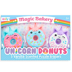 Unicorn Scented Donuts Erasers - Ooly