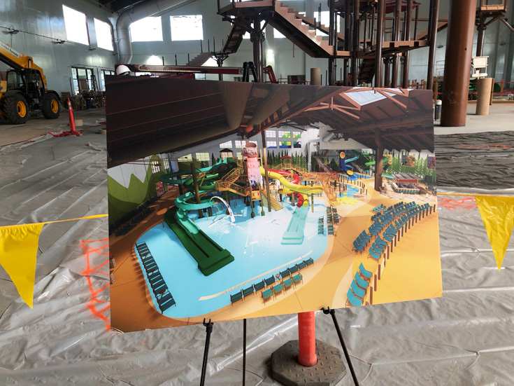 Great Wolf Lodge Indoor Water Park Under Construction