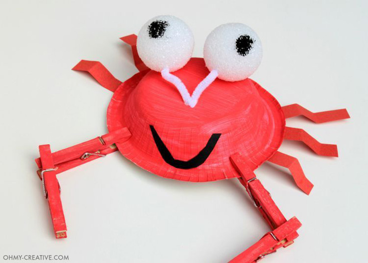 Paper Plate Crab