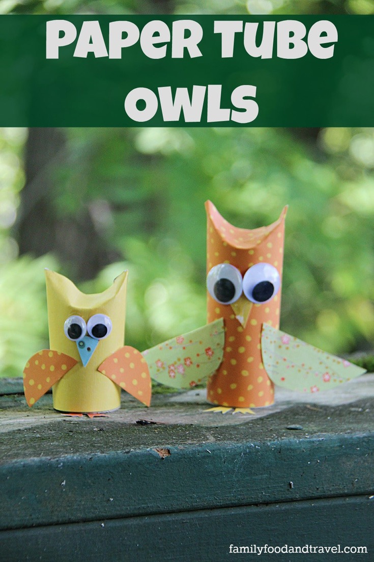 Toilet Paper Roll Owls