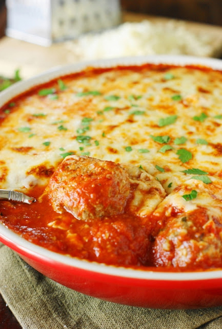 Meatball Parmesan Casserole