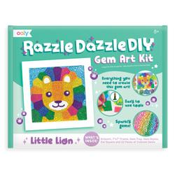 OOLY Razzle Dazzle DIY Gem Art Kit - Little Lion