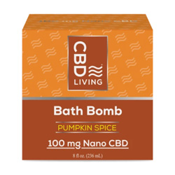 CBD Living Pumpkin Spice Bath Bomb