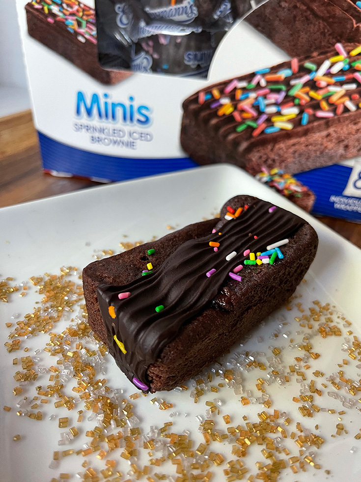 Entenmann’s® Minis Sprinkled Iced Brownies