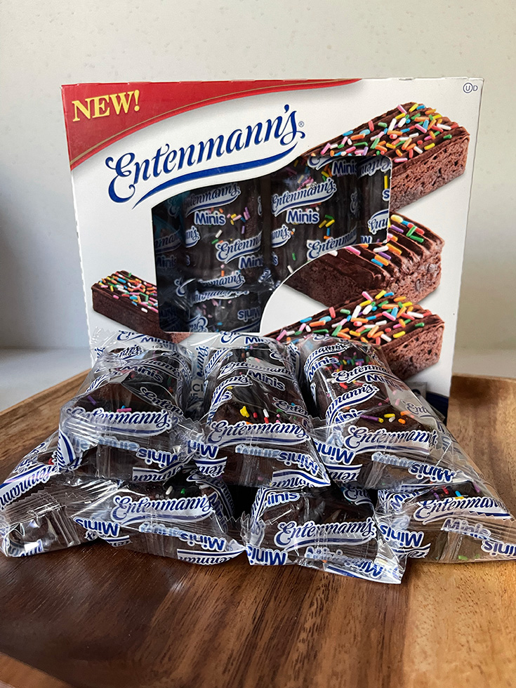 Entenmann’s® Minis Sprinkled Iced Brownies