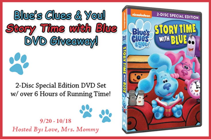 Blue's Clues & You! Story Time With Blue DVD Giveaway