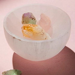 Ariana Ost Selenite Charging Crystal Bowl KindHumans