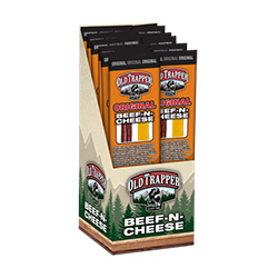 Beef & Cheese Snack Sticks - Old Trapper