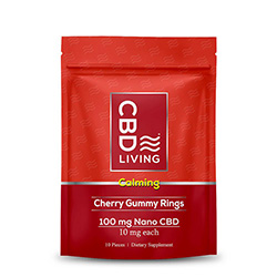 Cherry Gummy Rings - CBD Living