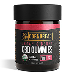 Organic Berry CBD Gummies - Cornbread