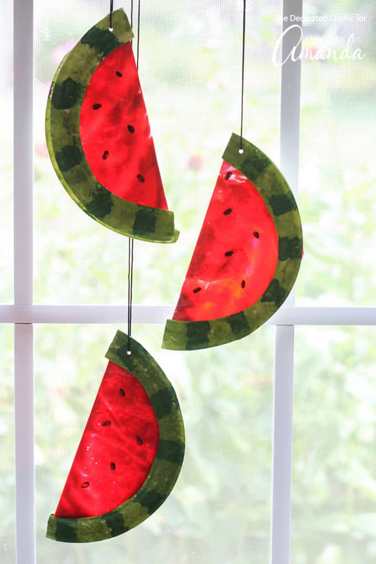 Watermelon Suncatchers