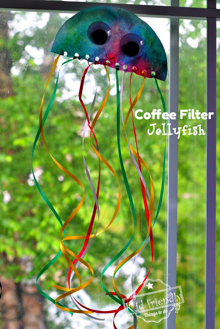 Jellyfish Suncatchers Craft 