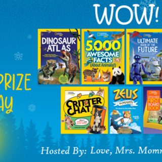$116 National Geographic Kids Holiday 7-Book Prize Pack Giveaway