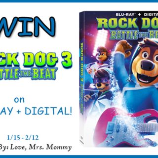 Rock Dog 3: Battle the Beat DVD Giveaway