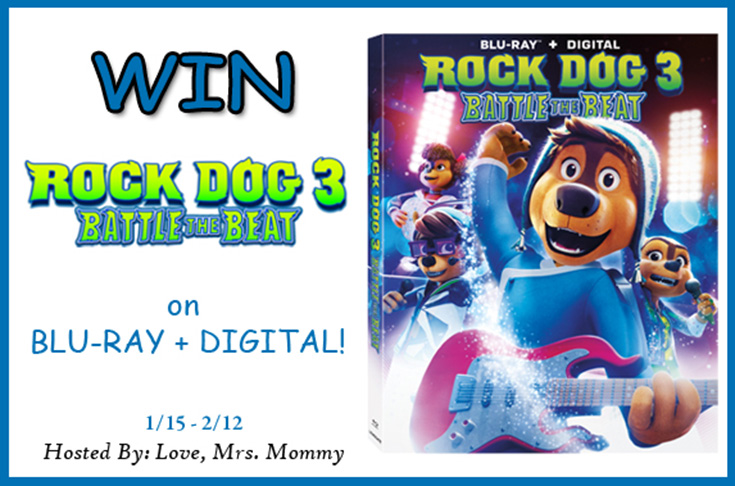 Rock Dog 3: Battle the Beat DVD Giveaway