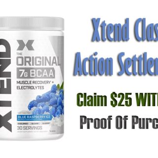$25 Xtend Class Action Settlement - No Proof Required