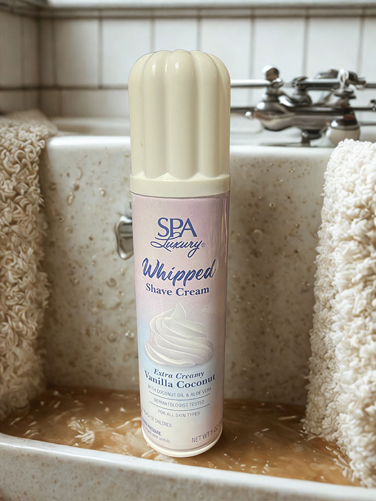 Spa Luxury Whipped Shave Cream (Vanilla Coconut)