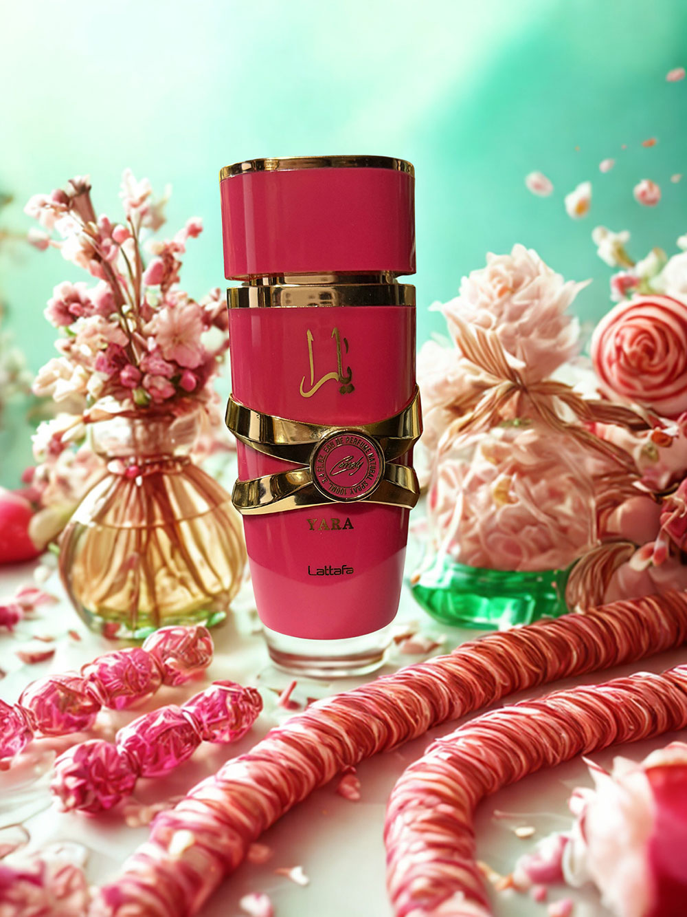 Lattafa Yara Candy perfume sweet gourmand fragrance