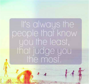 quote about judging