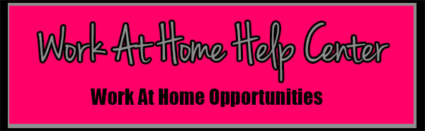 work at home opportunities