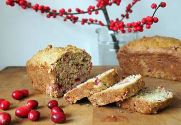 Pear Cranberry Loaf